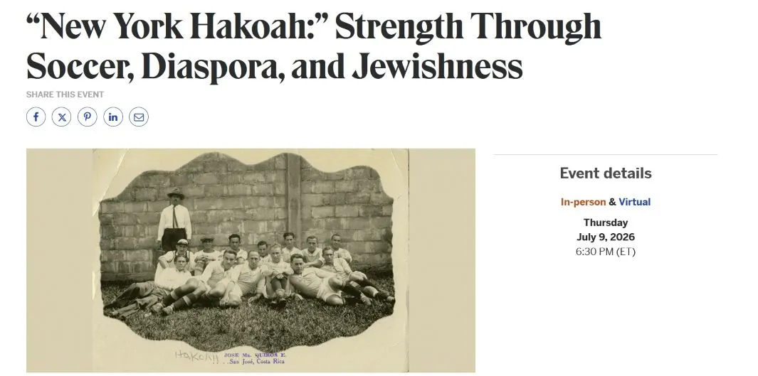 New York Hakoah Strength through Soccer, Diaspora and Jewishness